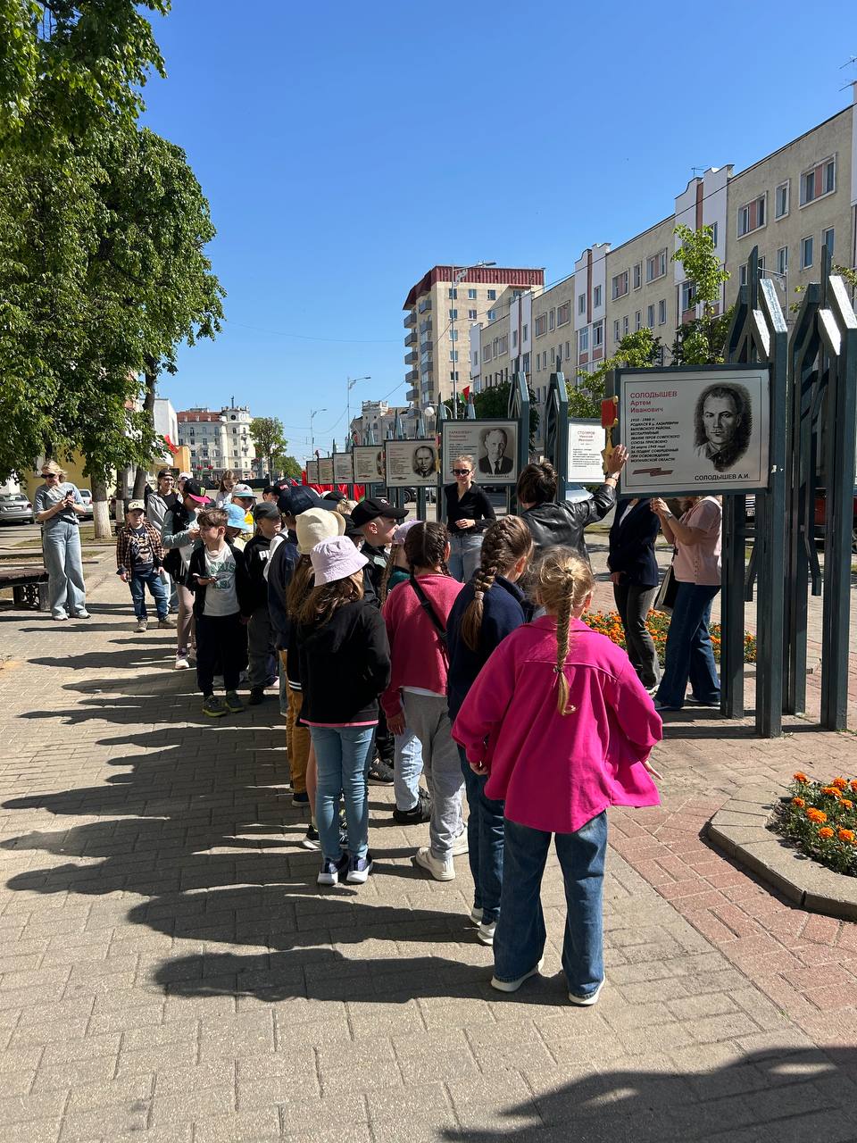 Школьнікі ў Мінску